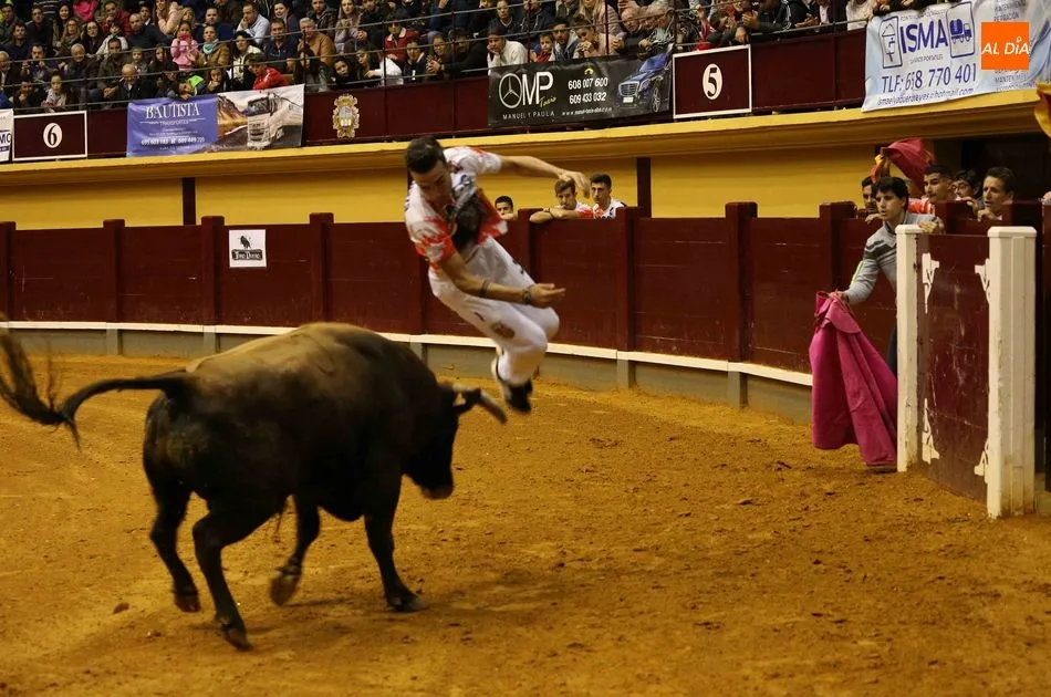 Iván Gonzalez, ganador del concurso en uno de sus saltos