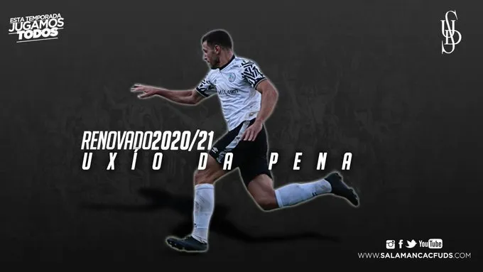 Uxío da Pena, delantero del Salamanca UDS