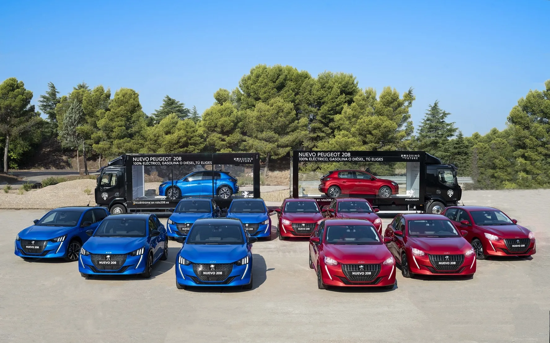 Convoy de Peugeot que llegará a Santa Marta de Tormes
