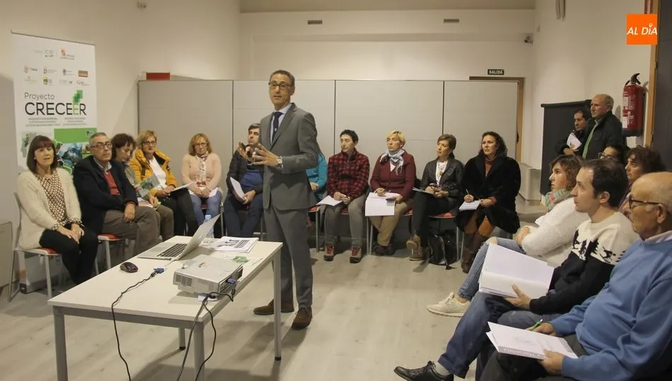 Momento de la presentación del programa CRECEER en noviembre pasado en Vitigudino / MARIBEL SÁNCHEZ