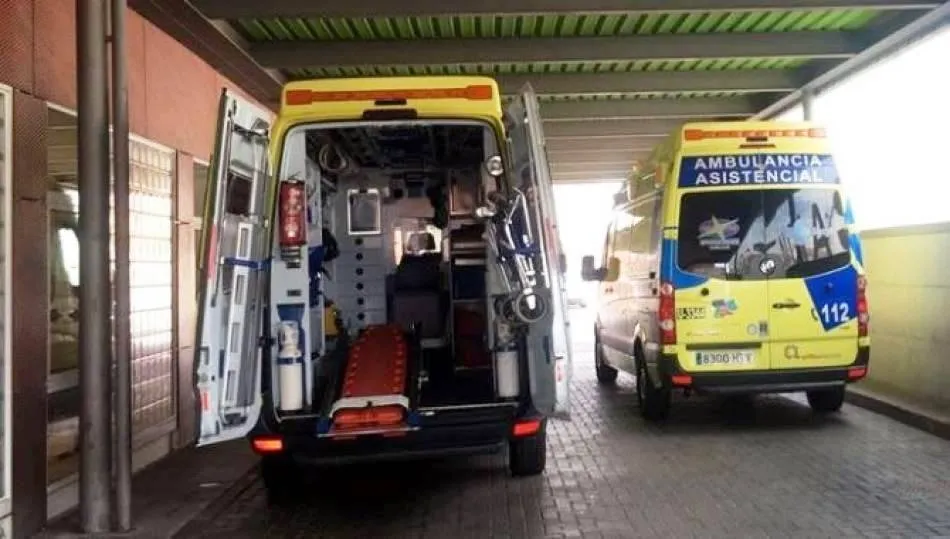 Los heridos han sido trasladados en ambulancia al Hospital Virgen de la Vega