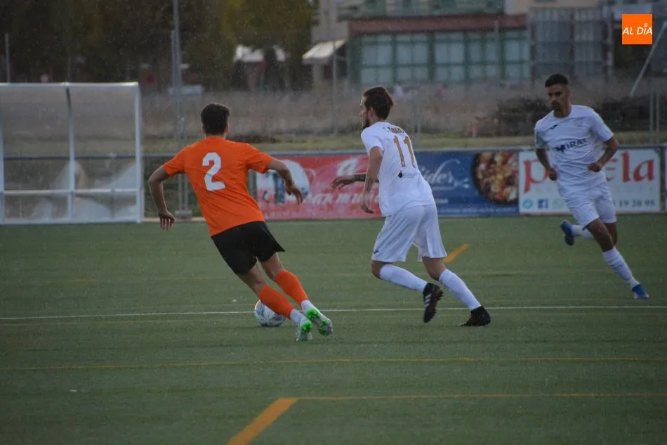 Un partido de la jornada pasada entre el Ciudad Rodrigo y el Ribert