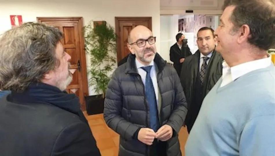 El consejero de Cultura y Turismo de la Junta de Castilla y León, Javier Ortega Álvarez, en su visita al Museo de Salamanca