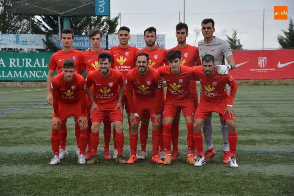 Once titular del Santa Marta ante el Atlético Astorga / Archivo