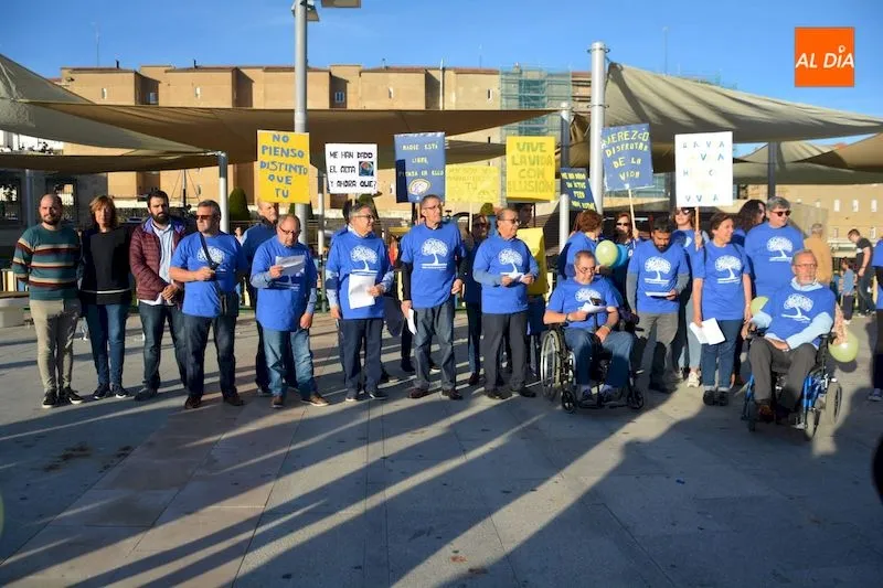 Acto reivindicativo realizado por ASDACE / Lydia González