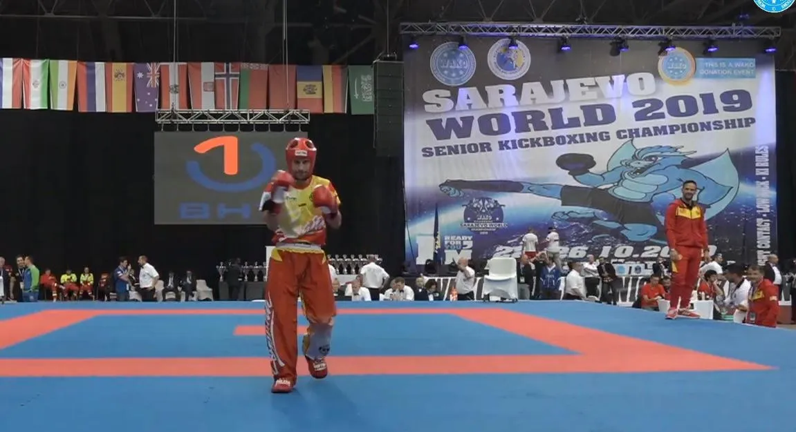 Manuel García, durante la final