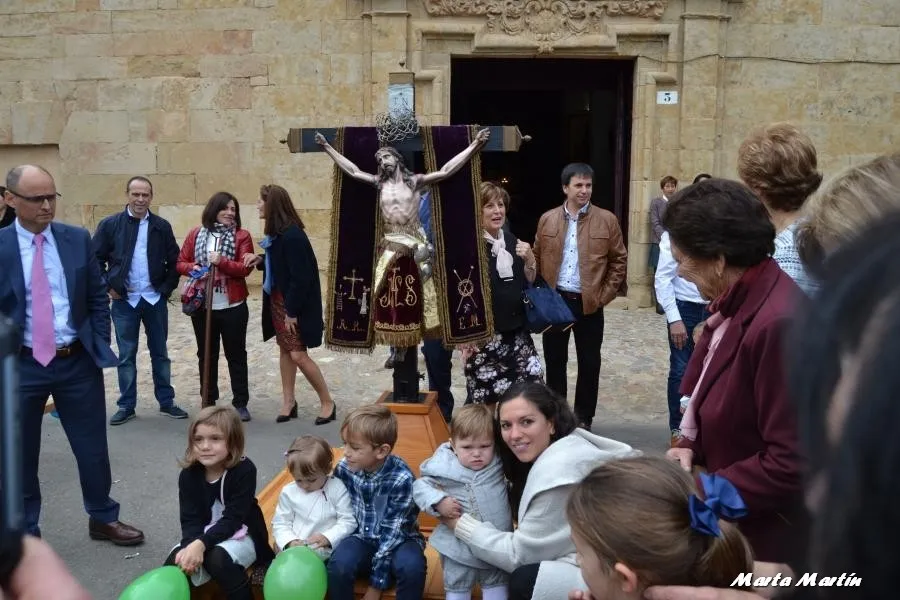 Foto 11 - Multitudinaria romer&iacute;a en honor al Cristo de Hornillos en Arabayona de M&oacute;gica