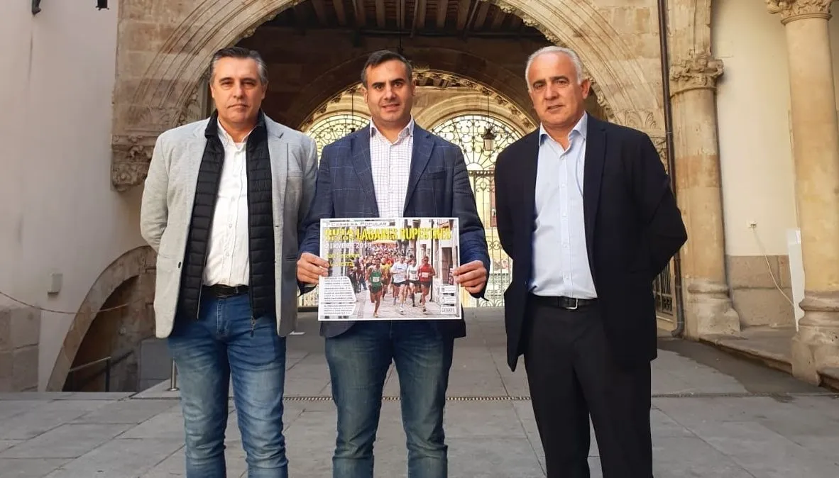 Casimiro Blanco, Agustín Labrador y Jesús María Ortiz presentaron la carrera