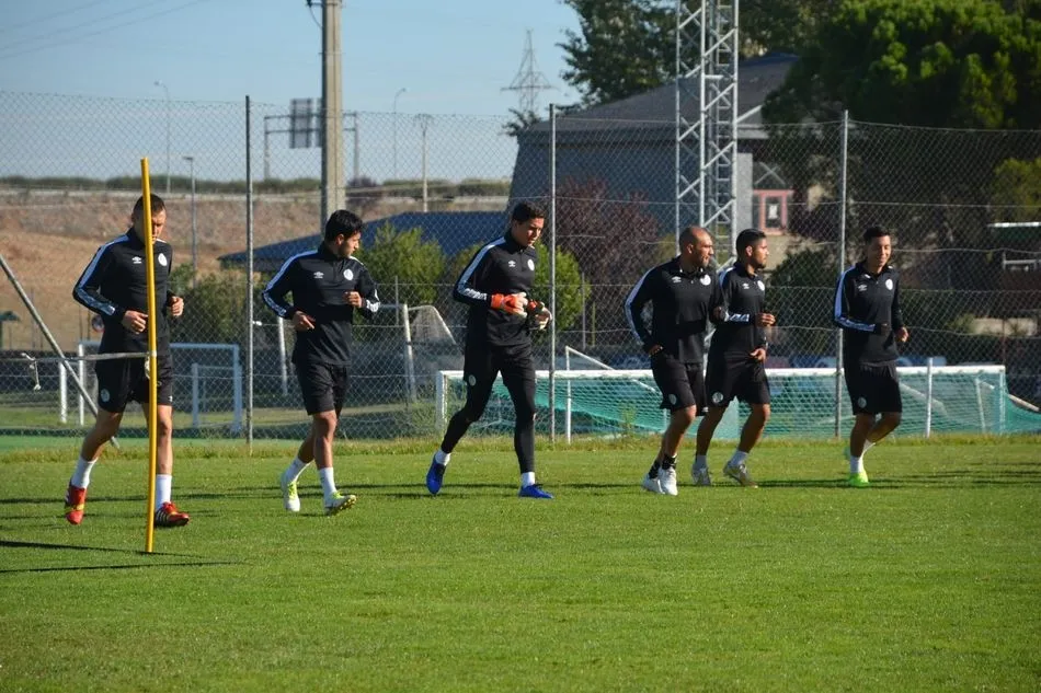 El Salamanca UDS volvió a entrenar esta mañana para preparar una nueva jornada de liga / Archivo