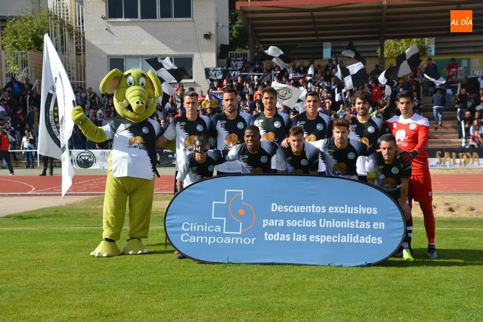Once titular de Unionistas frente al Arenas de Getxo / Archivo