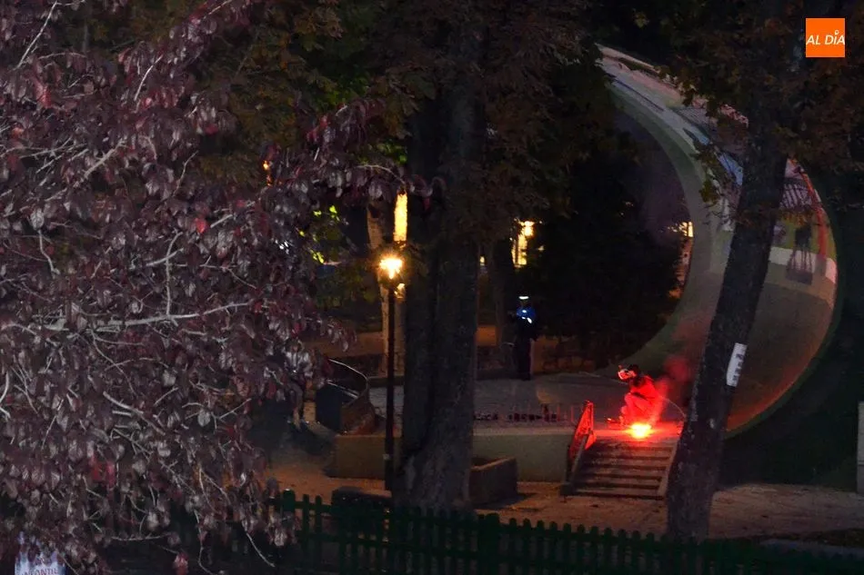 Foto 10 - El Ayuntamiento prueba con drones para espantar a los estorninos del parque municipal