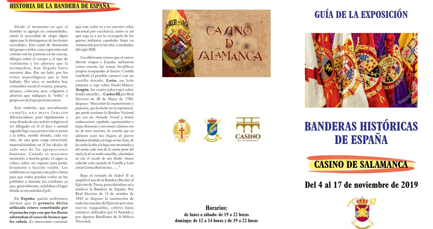 Foto 2 - La exposici&oacute;n de Banderas Hist&oacute;ricas de Espa&ntilde;a llega el lunes al Casino de Salamanca