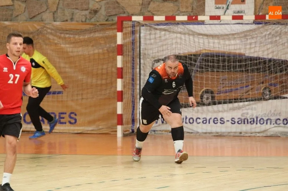 Sebastián Elena durante un partido del Autocares Sanalón Ciudad de Salamanca / Archivo