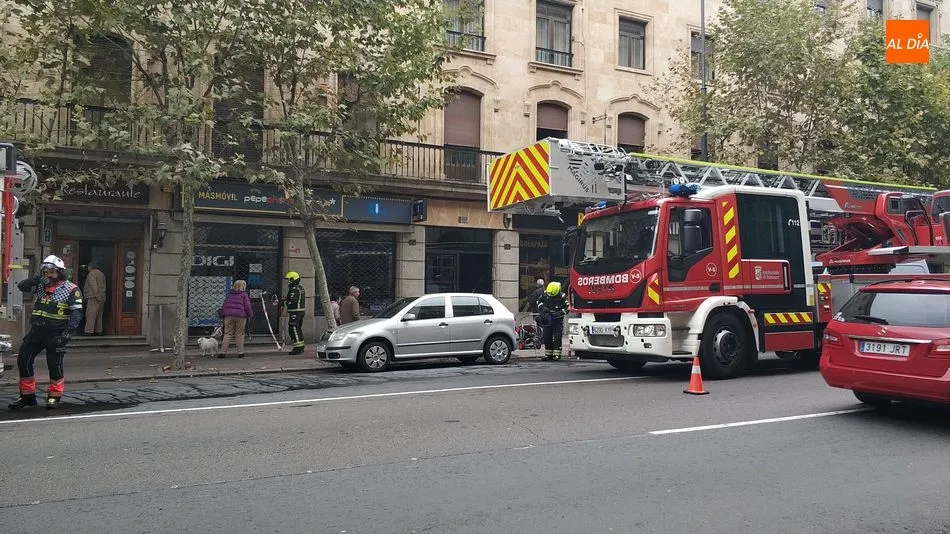 Foto 4 - Un incendio en una cocina causa alarma en la Gran V&iacute;a