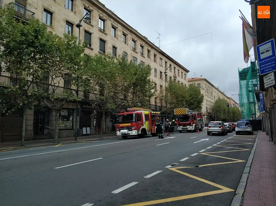 Foto 2 - Un incendio en una cocina causa alarma en la Gran V&iacute;a