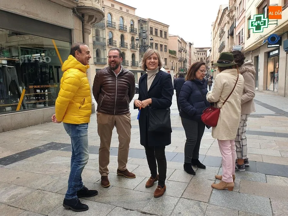 La vicesecretaria del PP y exministra de Agricultura, Isabel García Tejerina en su visita a Salamanca. Foto: Europa Press