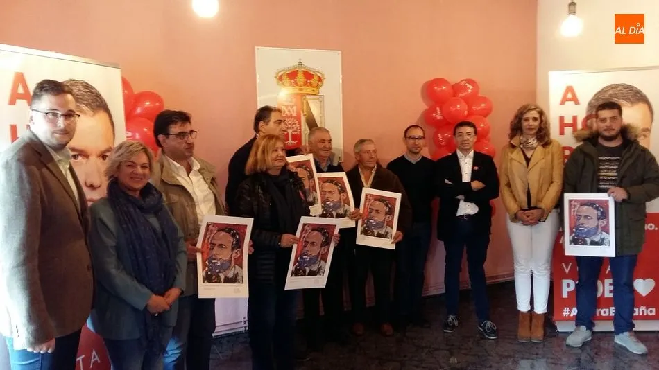 El PSOE de Salamanca homenajea a los alcaldes socialistas más veteranos de la Sierra de Francia