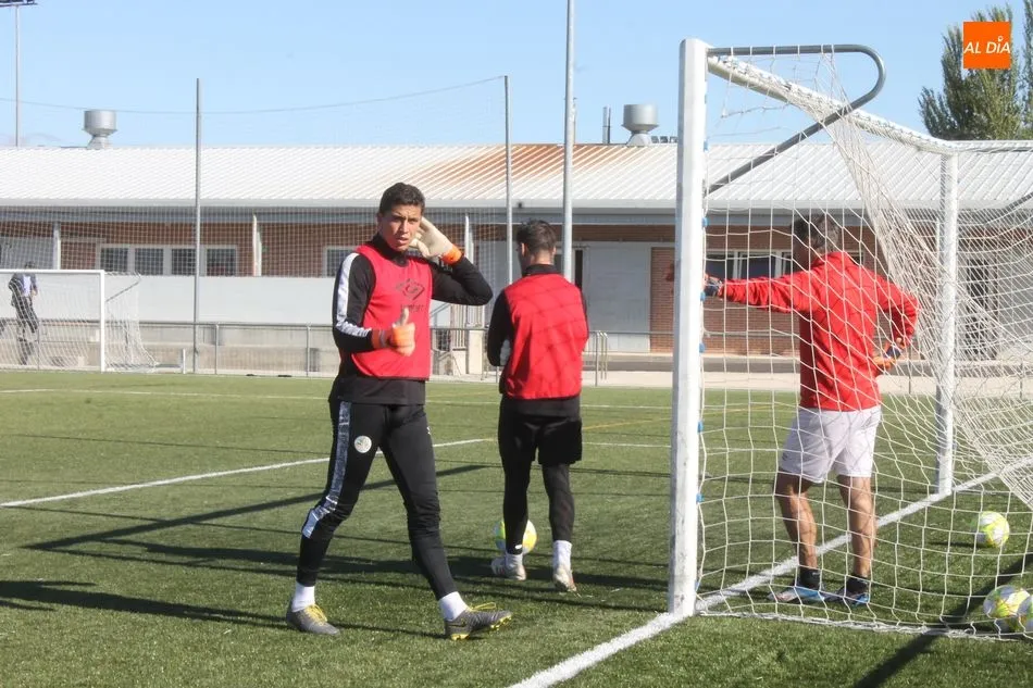 Andrés Sánchez durante un entrenamiento del Salamanca UDS / Archivo