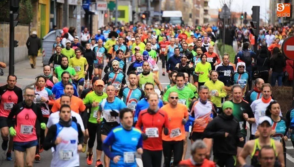 Participantes en la San Silvestre Salmantina / Archivo