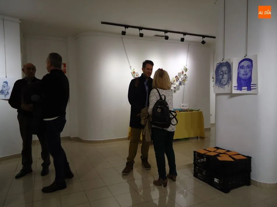 Foto 3 - Los usuarios del centro de d&iacute;a de la Asociaci&oacute;n Salud Mental Salamanca protagonizan una muestra...