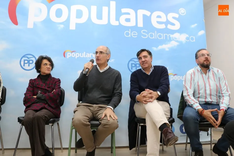 Javier Iglesias habló de la necesidad de concentrar el voto del centro-derecha en el PP para ganar las elecciones / CORRAL