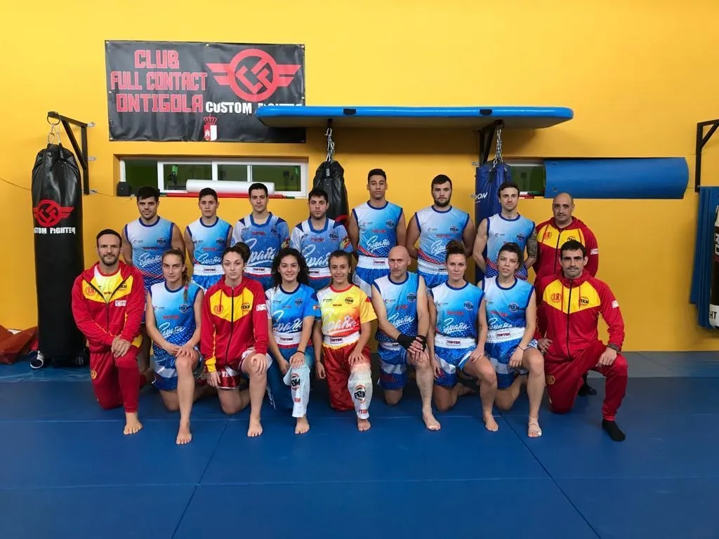 Richard Huerta (arriba izquierda) ha sido convocado por la Selección Española de Kickboxing