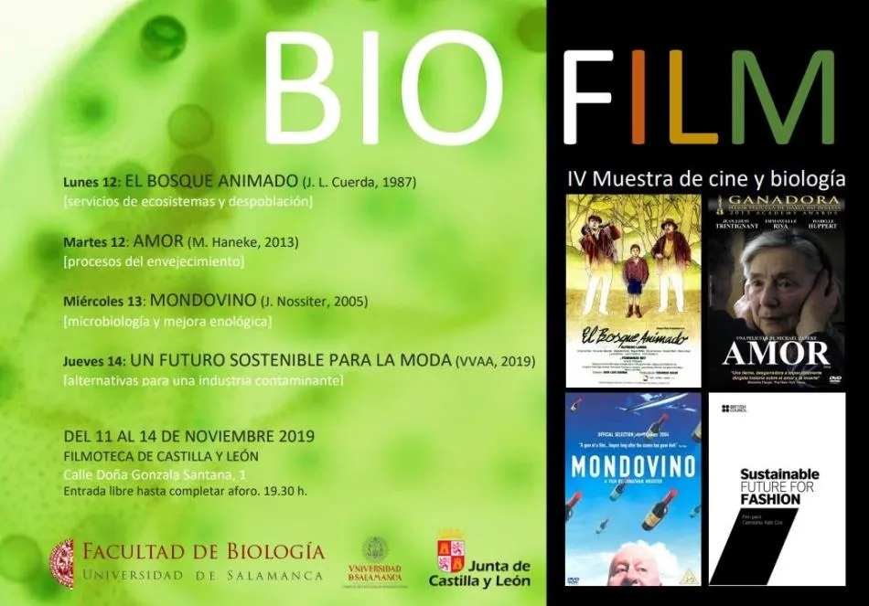 Foto 2 - Bio Film, la&nbsp;4&ordf; Muestra de Cine y Biolog&iacute;a llega a la Filmoteca de Castilla y Le&oacute;n