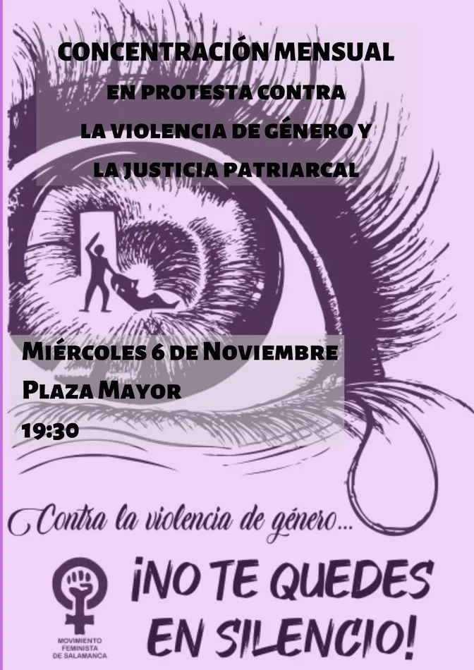 Foto 2 - El Movimiento Femimista de Salamanca convoca una concentraci&oacute;n en protesta contra la violencia de...
