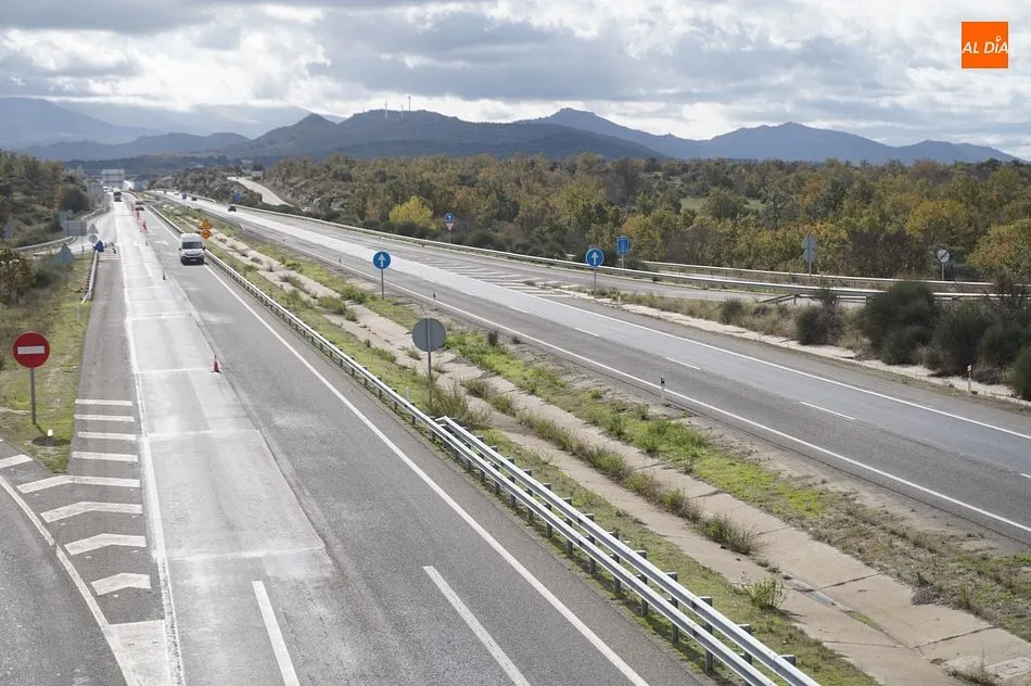 Foto 3 - Abierto al tr&aacute;fico el tramo en obras de la A-66 al sur de Guijuelo