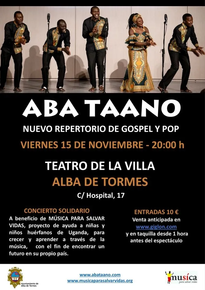 Foto 3 - La gira del quinteto de gospel africano Aba Taano recala en&nbsp;Salamanca, Alba de Tormes y B&eacute;jar  