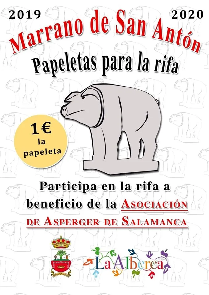 Foto 2 - Las papeletas del marrano de San Ant&oacute;n de La Alberca ya est&aacute;n a la venta