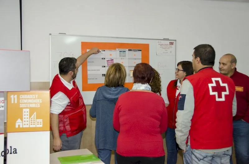 Foto 4 - El Centro de Formaci&oacute;n de Cruz Roja acoge un interesante encuentro de voluntarios