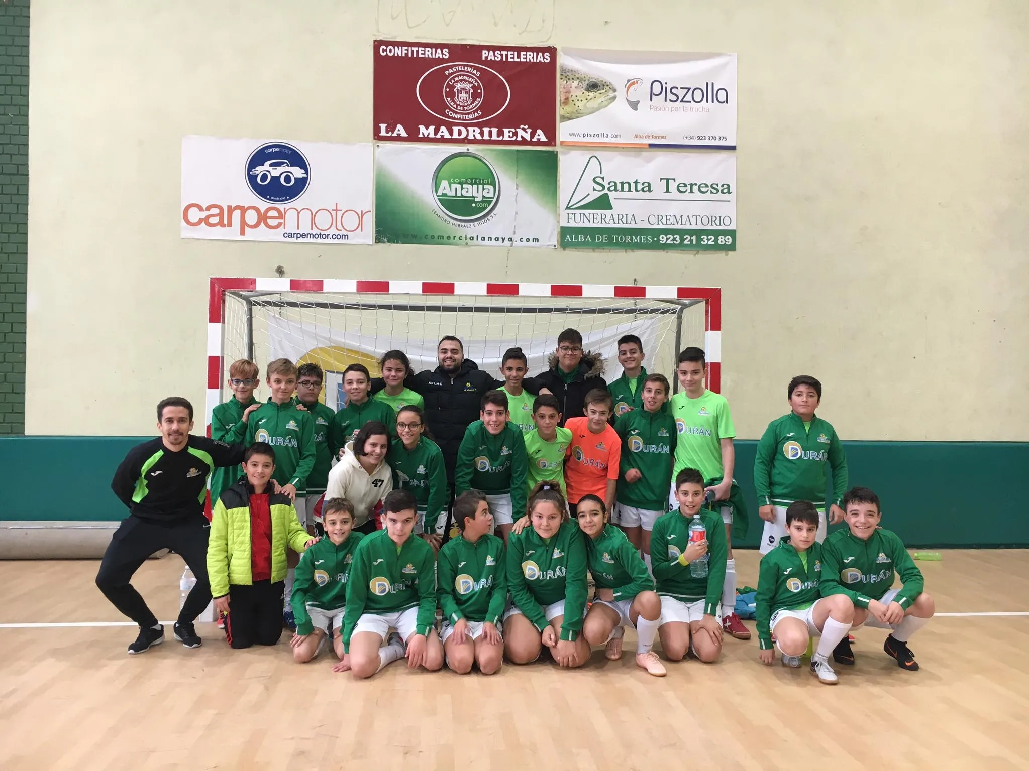 Equipos infantiles del Piensos Durán Albense