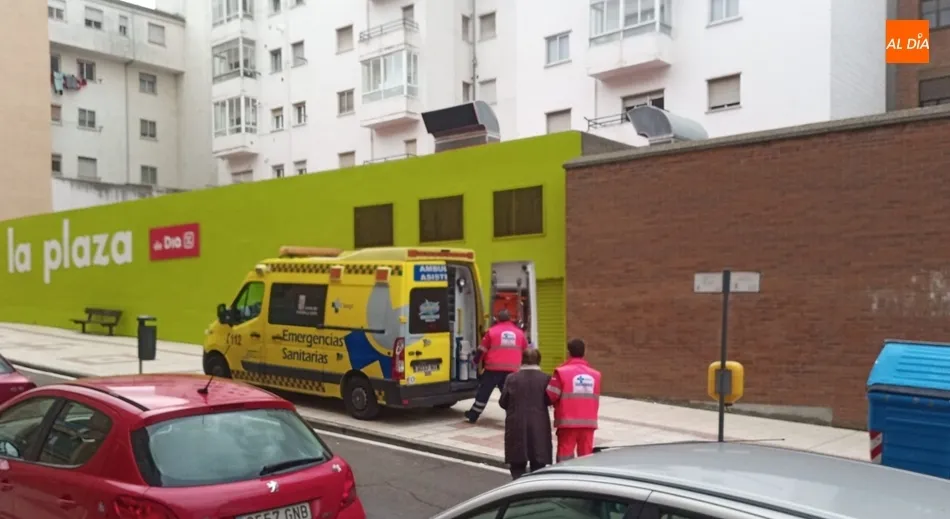 Ambulancia en el lugar del suceso