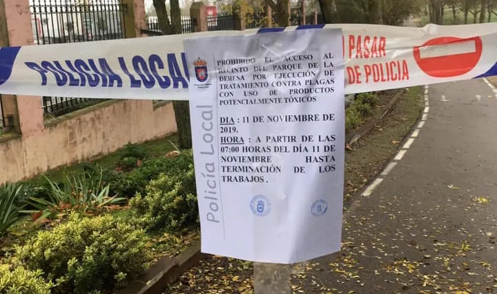Foto 2 - Cerrado el parque de La Dehesa por fumigaci&oacute;n