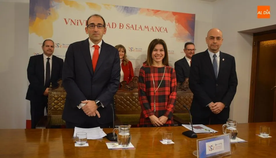 Presentación de la III Jornada de Educación Financiera en la USAL. Foto: Lydia González