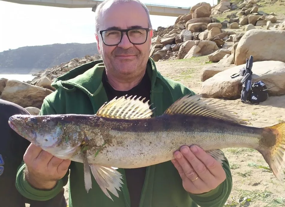 Foto 5 - Los integrantes de la pe&ntilde;a Santa Teresa, de Alba de Tormes, disfrutan de la pesca  