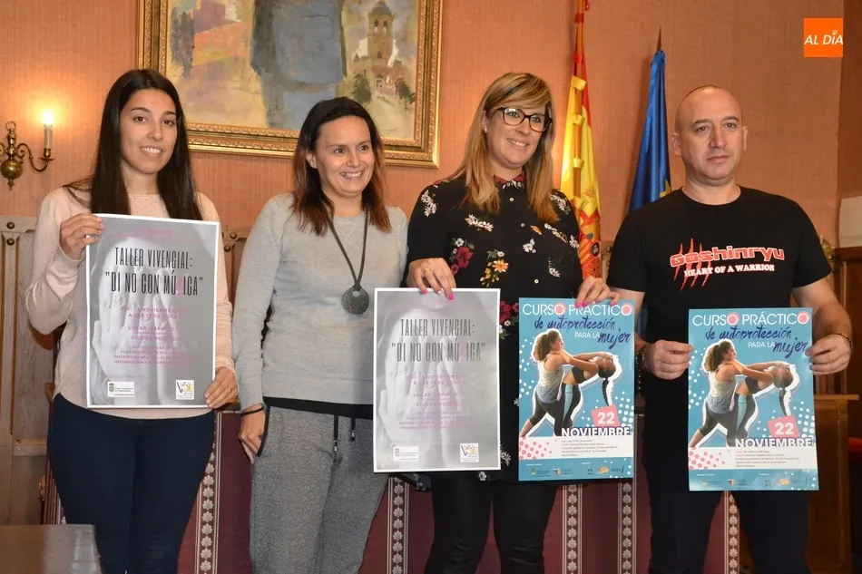 Un curso de autoprotección y un taller de música, entre las actividades con motivo del 25N  