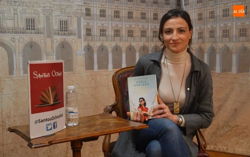 Carla Montero ha presentado su nueva novela en Salamanca. Foto: Lydia González