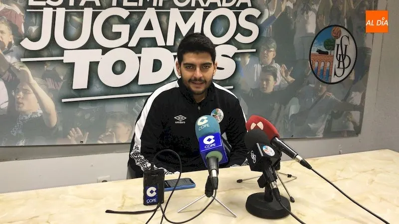 Jorge García durante la rueda de prensa / Pedro Zaballos