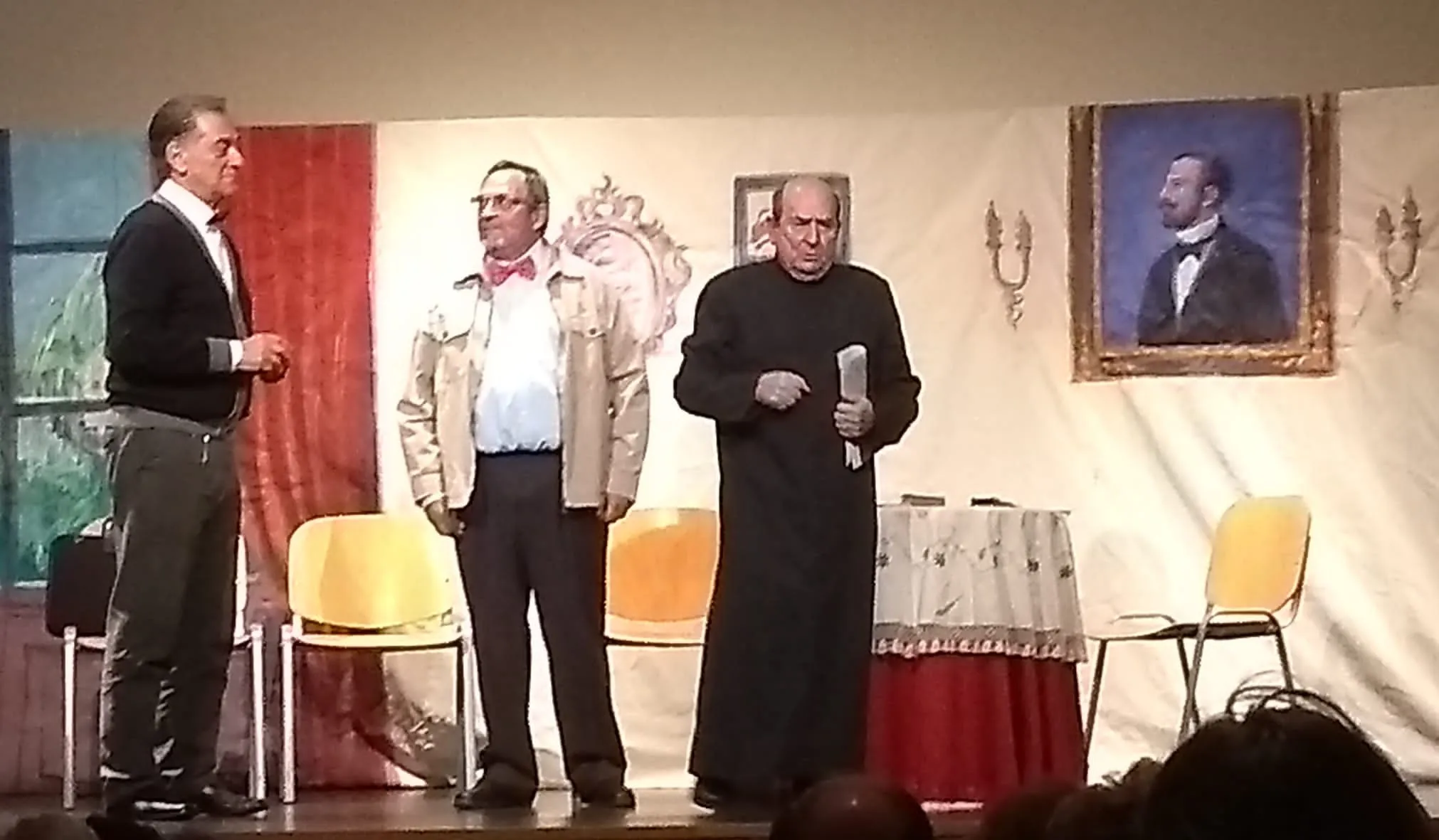 Escena de la obra representada por parte de Audacia Teatro