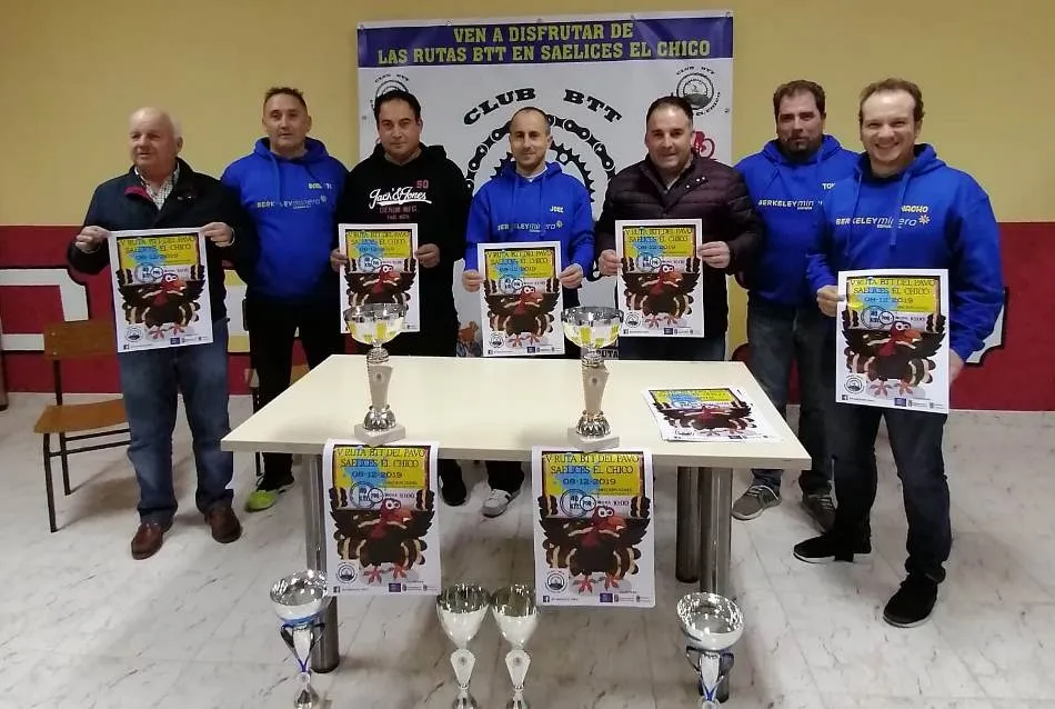 El Club BTT de Saelices el Chico presenta su V Ruta del Pavo  