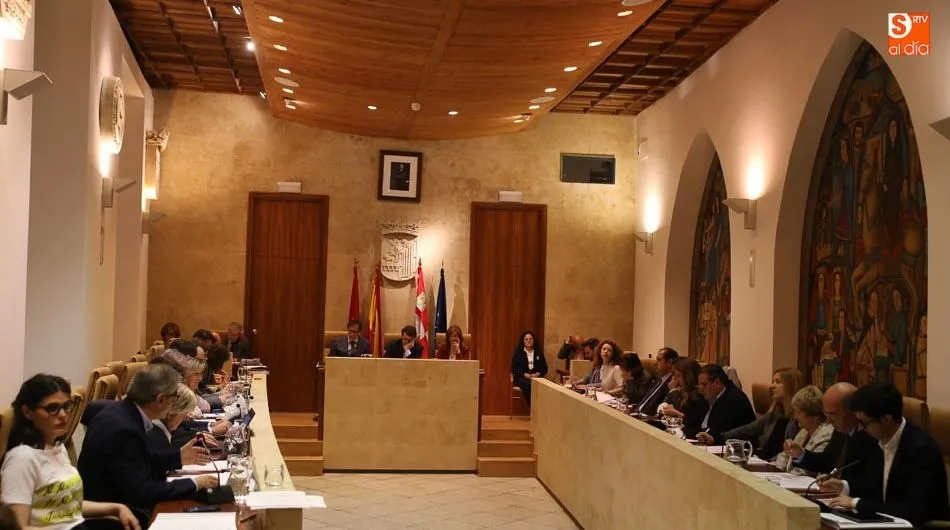 Pleno del Ayuntamiento de Salamanca. Archivo