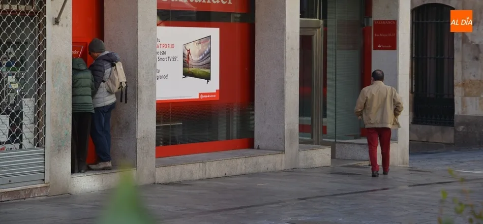 Sucursal bancaria en Salamanca. Foto: Lydia González