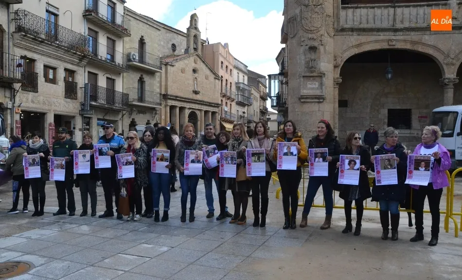 Representantes de los integrantes del Movimiento en una de las acciones que organiza cada año