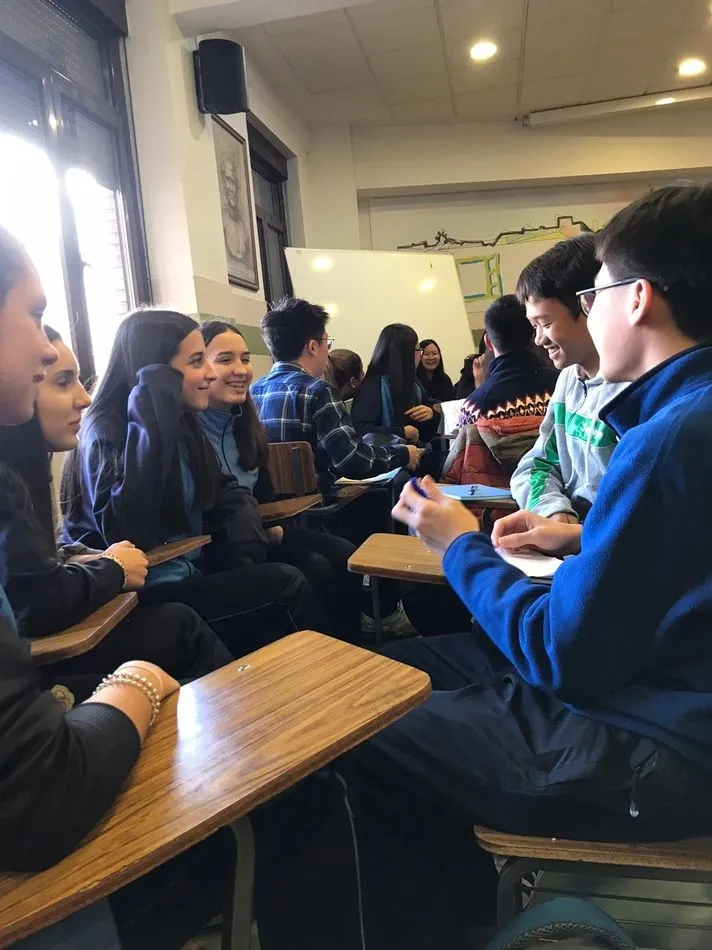 Foto 3 - Intercambio ling&uuml;&iacute;stico en el Colegio San Juan Bosco con alumnos de Singapur