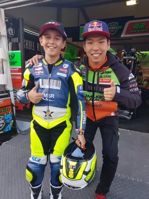Foto 4 - El salmantino Sergio Verdugo, a lo &lsquo;Moto GP&rsquo; en el circuito de Cheste