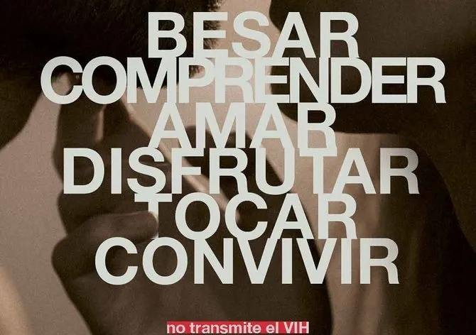 Sanidad lanza la campaña Besar, comprender, amar, disfrutar, tocar, convivir no transmite el VIH