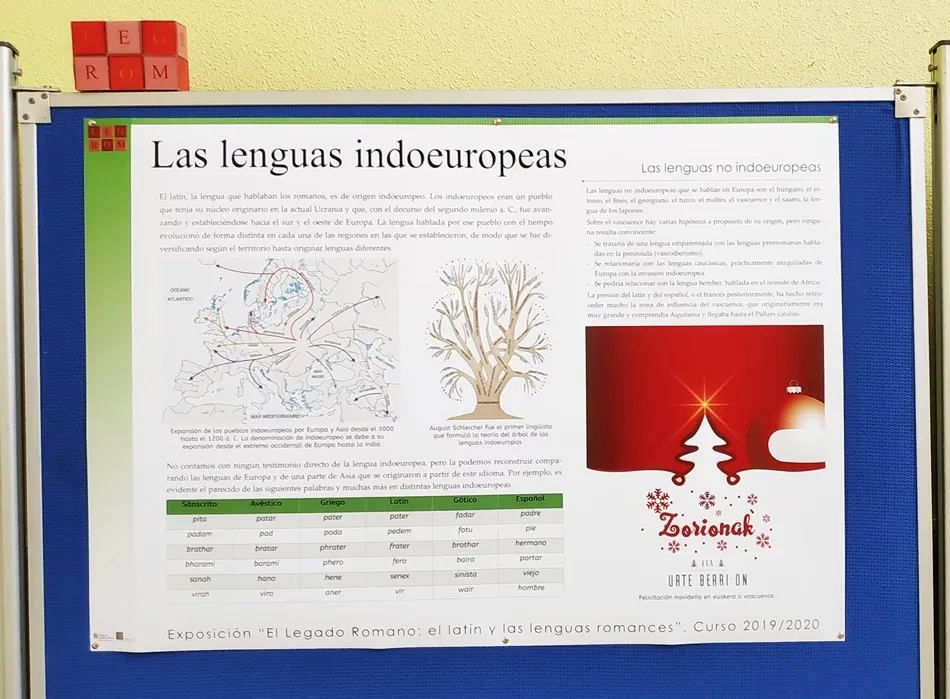 Foto 4 - El IES Senara analiza el legado del lat&iacute;n en una exposici&oacute;n visitable hasta el 13 de diciembre