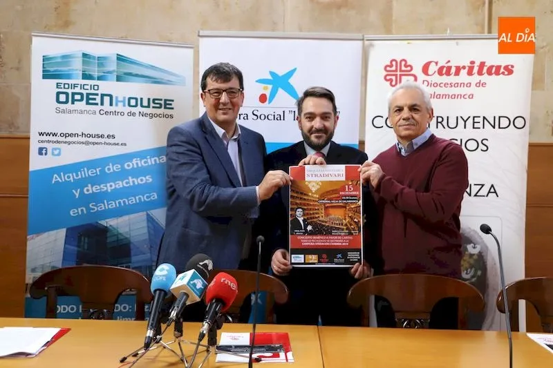 Presentación del concierto a favor de Cáritas Salamanca / Lydia González